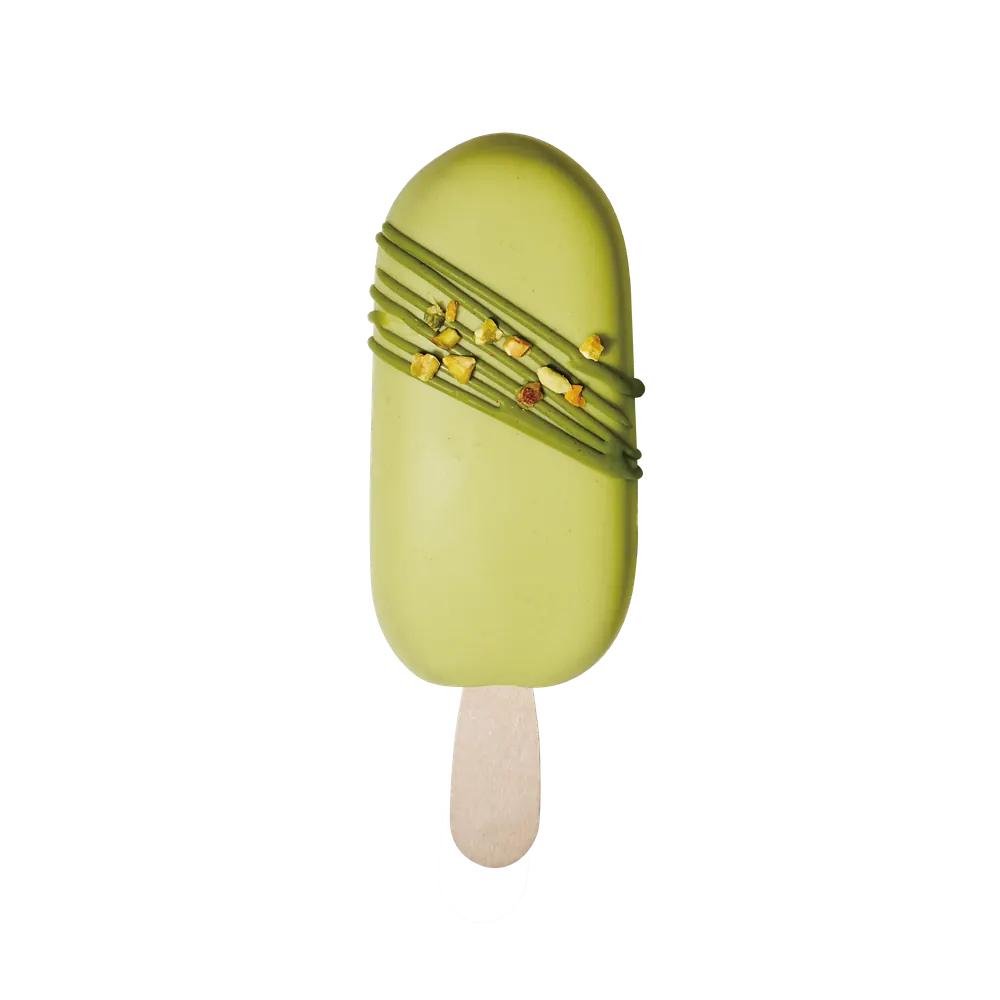 Pistachio Chocolate Covered Ice Cream Bar — pistachio application by Nutoast
