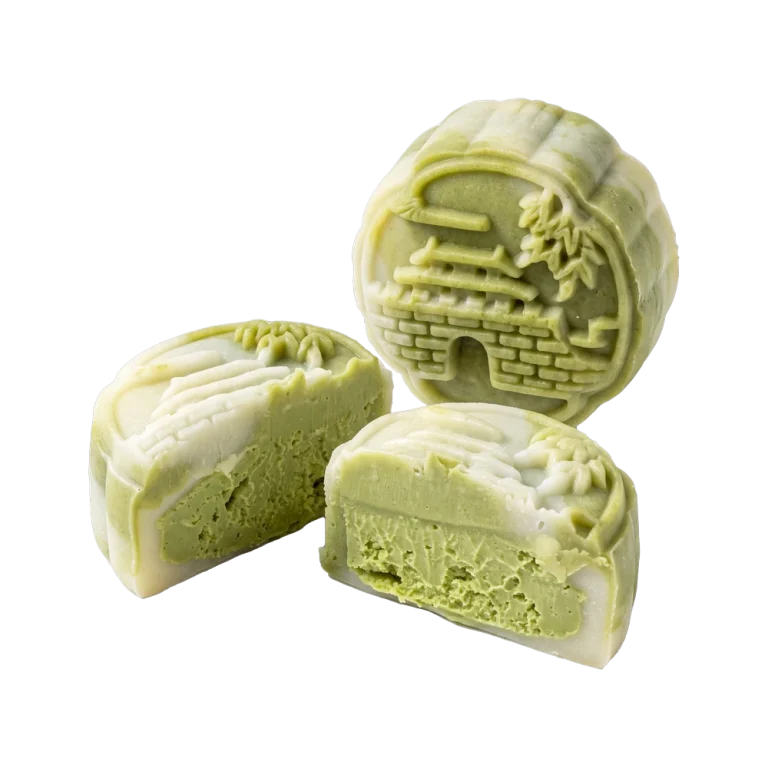 Pistachio Cheese Snow Skin Mooncake